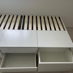 収納付きシングル
ベットフレームの画像