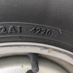 美品エブリィバン純正タイヤホイルセットの画像