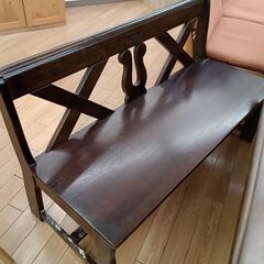 ★ジモティ割あり★ カリモク　RUSTIC ダイニングテーブルセット ブラウン H98.5×D100×W150 クリーニング済み TK6151の画像