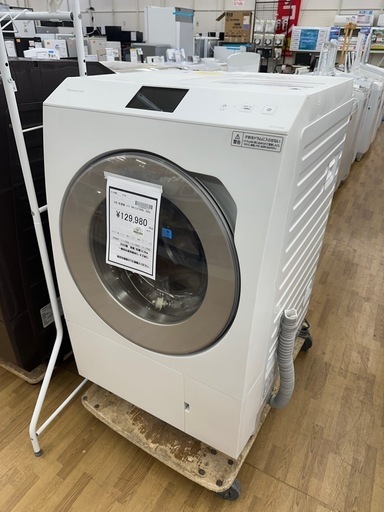 【ドリーム川西店御来店限定】パナソニック　ドラム洗濯機　NA-LX129BL  2022年製／クリーニング済み 【2125560000021719】