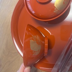 (新品未使用品)お食い初め用食器セット　の画像