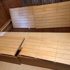 無印のシングルベッドの画像
