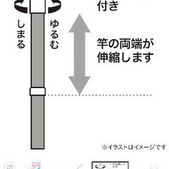 物干し竿（無料）の画像