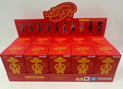 【新品未開封】ワンピース　ルフィ Luffy's冒険の記憶 ボックス 全10種類コンプリートセット