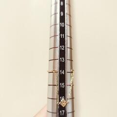 K10   リング   9号  10号  11号  12号   位まで広がる  ゴールド  ダイヤモンド  指輪  10金の画像