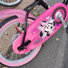 リサイクルショップどりーむ鹿大前店　No.314　お子様用　自転車　16インチ　ミニーちゃんが可愛いですよ～(≧▽≦)　おススメ商品です🎵の画像