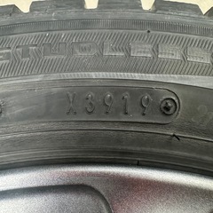 スタッドレスタイヤ&ホイール4本セット　155/65R/14の画像