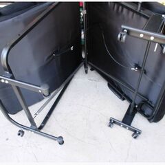 SUN HARVEST　モコモココンパクト　折りたたみベッド　リクライニング　シングル　動作良好　サンハーベスト　直接引取歓迎　コンパクトの画像