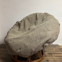 ラタン　ウィッカーイージーチェア　ACME の画像