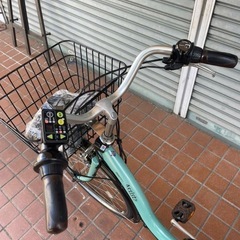 大阪市内配達無料 ブリヂストン電動アシスト自転車　バッテリー8.7Ah 中古品の画像