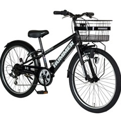 大34 【新品未使用・未開封】ハマー HUMMER 22インチ (黒) 子供用自転車 HUMMER Jr.CTB226 外装6段変速 ブラック 組立式の画像