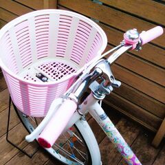 【自転車】【美品】BRIDGESTONE （ブリヂストン）　エコパル 20インチ　キッズ・ジュニア自転車　ピンクの画像