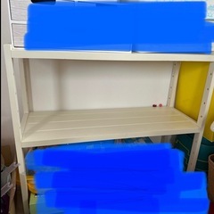 おもちゃ　棚　ラック　3段の画像