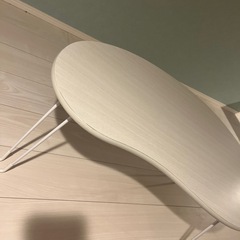 状態◎豆型折りたたみローテーブルの画像