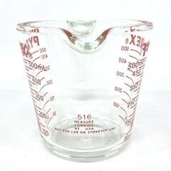 【買取宝船 枝吉店】PYLEX パイレックス ガラス製 メジャーカップ 計量カップ ガラス 中古 ≪現状販売≫の画像