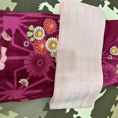 【浴衣】花柄浴衣(マゼンダ)の画像