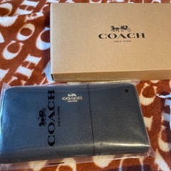 限定出品👛新品未使用♥️COACH長財布 C3441ブラック レザー 男女兼用の画像