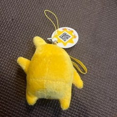 黄色のキーホルダーの画像