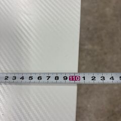 ホワイトワークデスク（幅110cm）中古美品の画像
