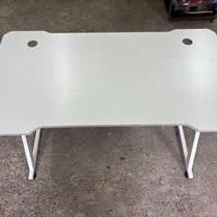 ホワイトワークデスク（幅110cm）中古美品の画像