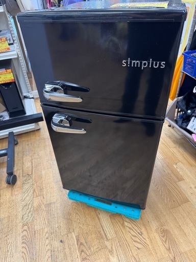 simplus製★2021年製★レトロ風★２ドア冷凍庫6ヶ月間保証付き