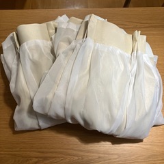 ドレープ＆レース 一体型カーテンの画像