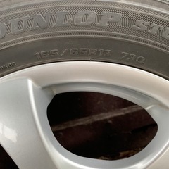 155/65R13 スタッドレス　13インチ　ダンロップの画像