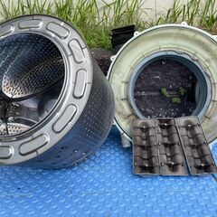 洗濯機の分解クリーニング行っています！配送設置込み　シャープ6.0K洗濯乾燥機　2016年製　分解クリーニング済み！！の画像