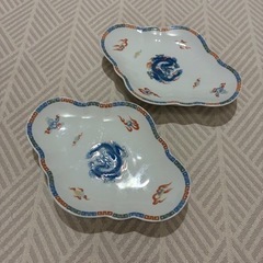 中華皿　2点セット　大皿　sango 三郷陶器　30の画像