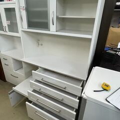 リサイクルショップどりーむ荒田店　No4353 キッチンボード　大川家具　大型で収納力抜群♪の画像