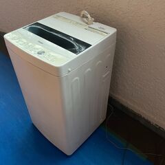 【現状渡し・引き取り限定】Haier JW-C55D-W 2021年製 洗濯機 5.5kg［ホワイト］の画像
