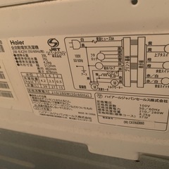 洗濯機の画像