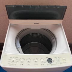 【現状渡し・引き取り限定】Haier JW-C55D-W 2021年製 洗濯機 5.5kg［ホワイト］の画像