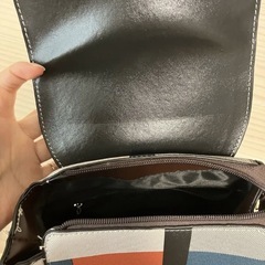 チェック柄リュックサックの画像