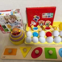 まとめ売り  アンパンマン  【アンパンマン】天才脳つみかさねカップ　１歳〜　
アガツマ 木製  エッグ  型はめの画像