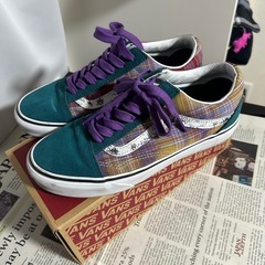 レディース　スニーカー　VANS 24cm 箱付きの画像