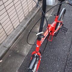 折り畳み自転車20インチ　シングルギアの画像