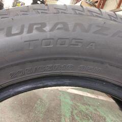 タイヤ代工賃全部込み! 205/65R16 ブリヂストンTURANZA.T005A 中古タイヤ2本セット!の画像