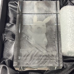 ポケモン3Dクリスタルオブジェ（非売品）の画像