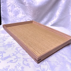 無印良品木製角型トレーの画像