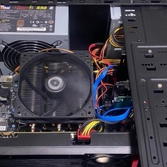 自作デスクトップPCセットの画像