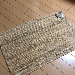 無印良品　ジュート素材　玄関マットの画像