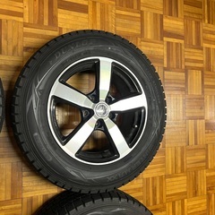 215/65R16 98Q ダンロップ スタッドレス タイヤ ホイール4本セットの画像