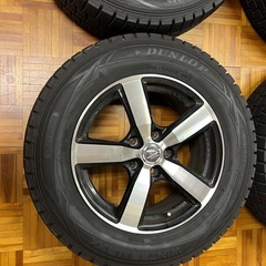 215/65R16 98Q ダンロップ スタッドレス タイヤ ホイール4本セットの画像