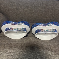 松の形のお皿の画像