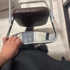 パイプ椅子取引中
の画像