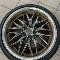 ワーク　20インチ ホイール　タイヤ付きの画像