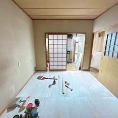大工さんや屋根屋さん募集‼️古家の床上げ、土壁のボード貼り、の画像