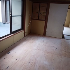 大工さんや屋根屋さん募集‼️古家の床上げ、土壁のボード貼り、の画像