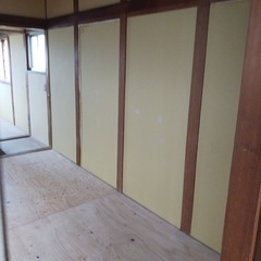 大工さんや屋根屋さん募集‼️古家の床上げ、土壁のボード貼り、の画像